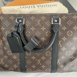 Louis Vuitton Keepall Bandouliere 55 Monogram Macassar - Never Used